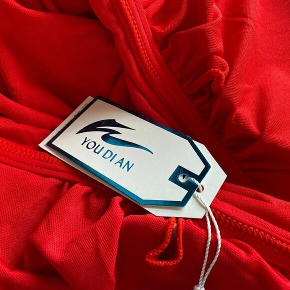 One Piece Red Bathing Suit - Picture 10 of 11